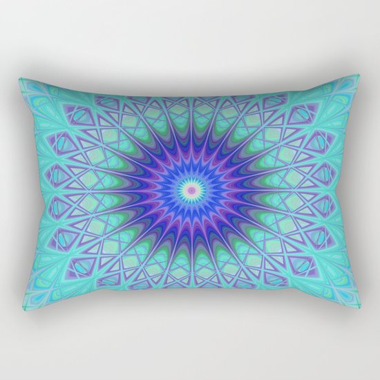 Frozen mandala Rectangular Pillow