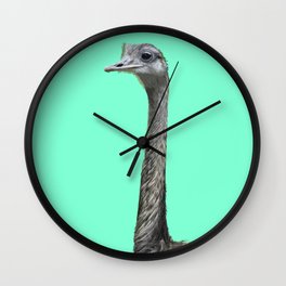 Rhea Design on Aqua Menthe Wall Clock