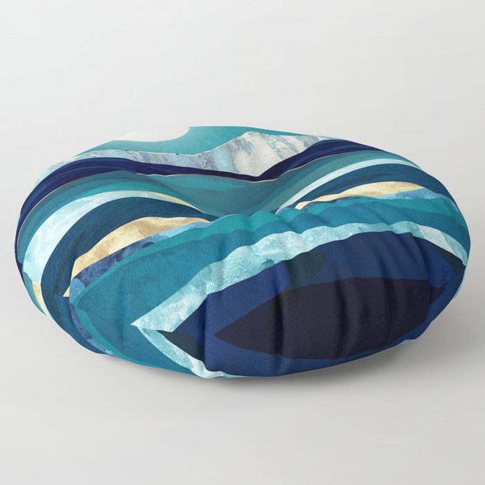 Winter Sea Floor Pillow