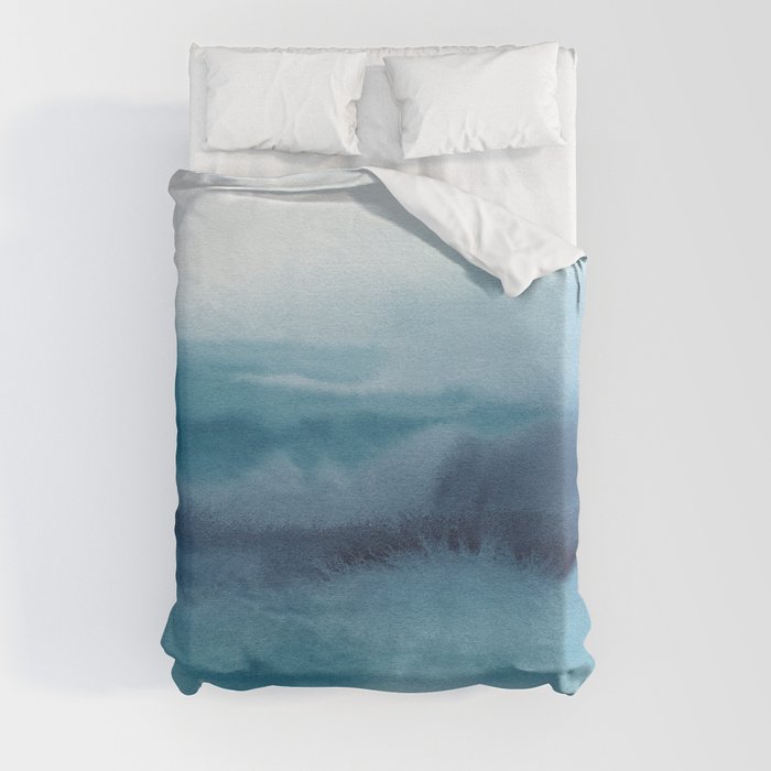 Abstract Landscape Painting Duvet Cover