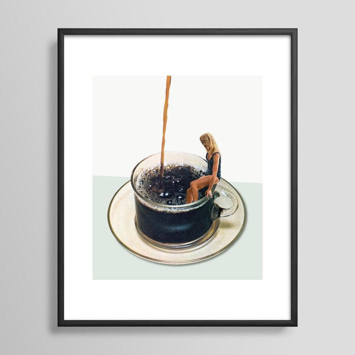 COFFEE by Beth Hoeckel Framed Art Print
