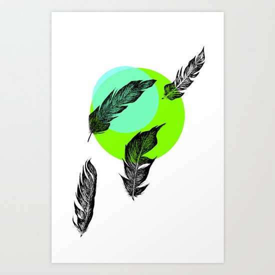 Feathers Art Print