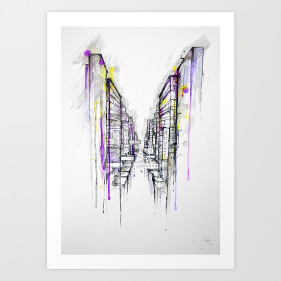 This City Sleeps Art Print