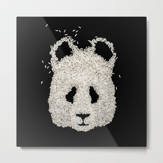 Ricebear Metal Print