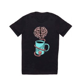 Coffee for the brain. Funny coffee illustration T Shirt