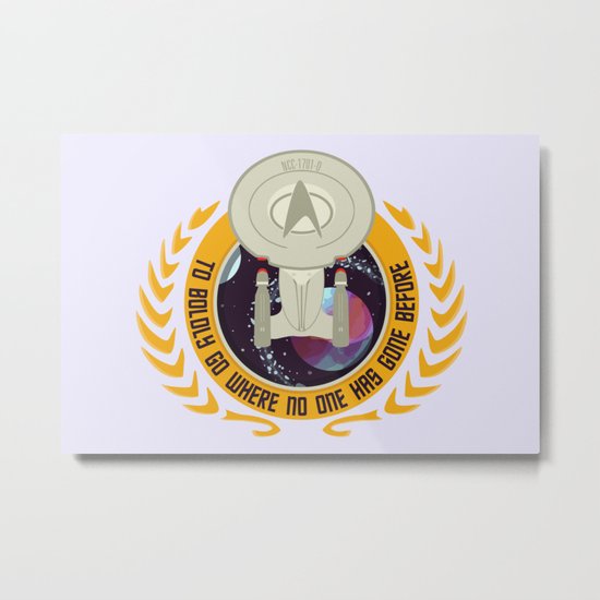 The Final Frontier Metal Print