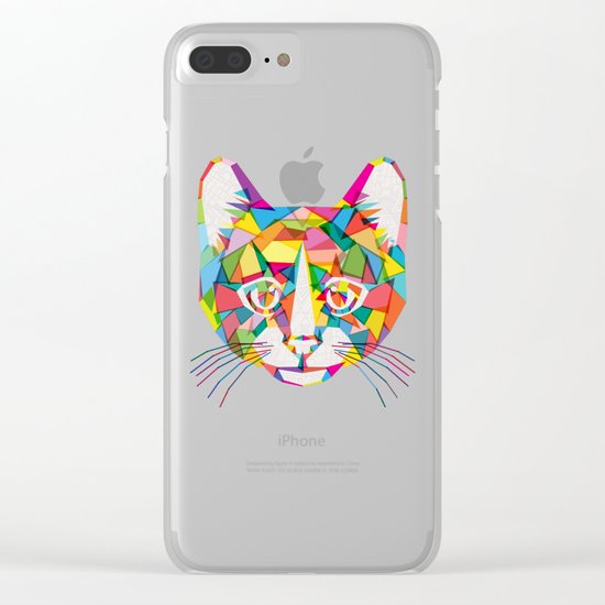 RainboCat Clear iPhone Case