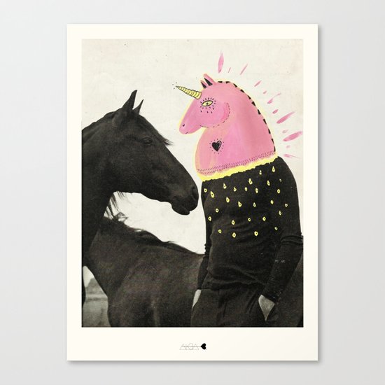 goodbye horses Canvas Print