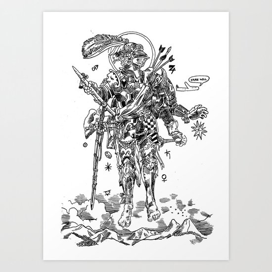 Knight (Ascension) Art Print