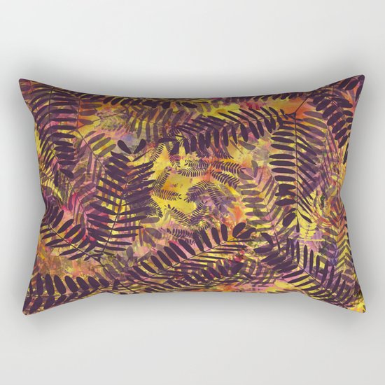 Tropical Abstract Rectangular Pillow