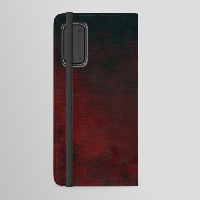 Dark Gothic Red Black Android Wallet Case