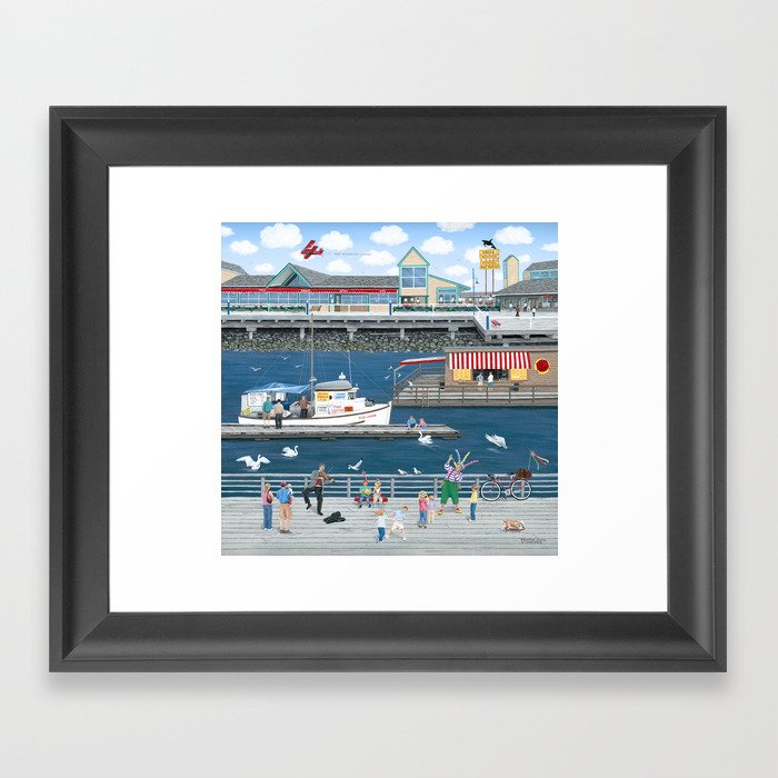 Steveston Landing Framed Art Print