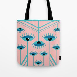 Unamused Eyes - Art Deco Tote Bag