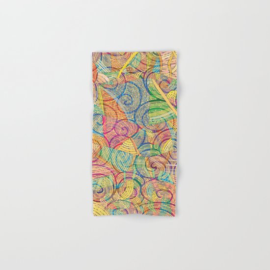 Colorful pattern (a little geometry) Hand & Bath Towel