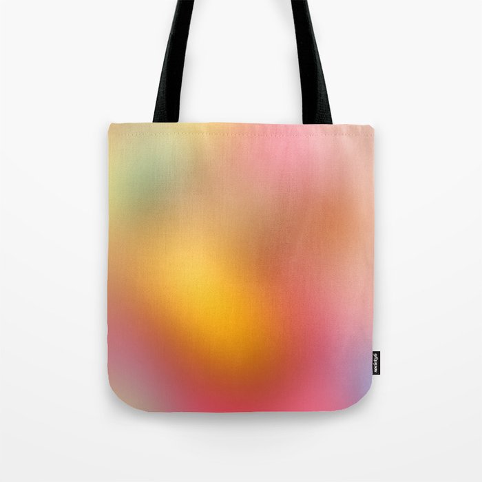 Colourful Candle Light Gradient Tote Bag