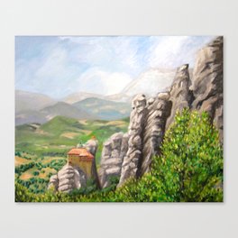 Meteora, Greece Canvas Print