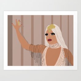 Miss Vanjie "the artist" Art Print