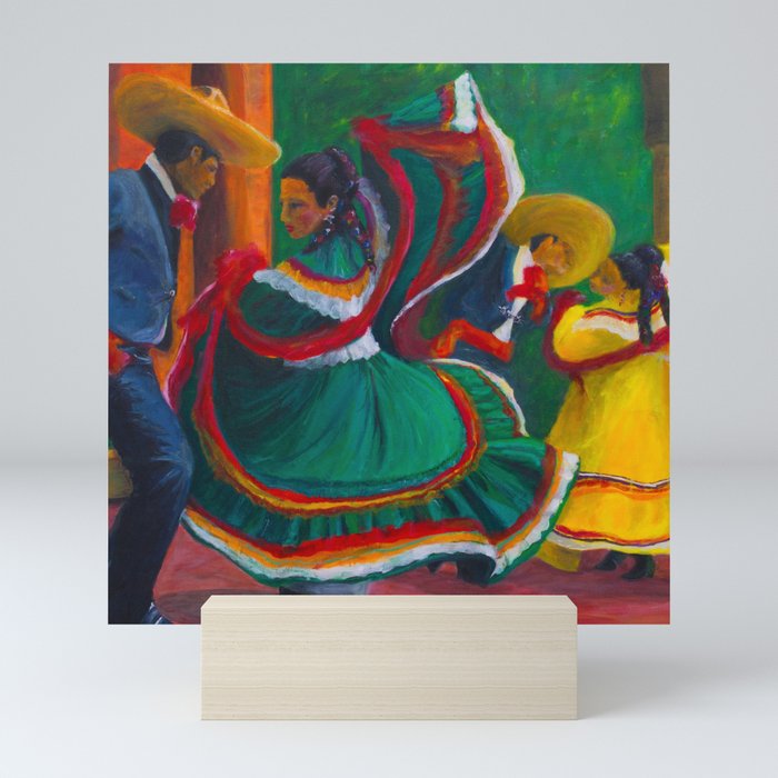 Baile Folklorico Mini Art Print