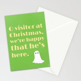 Christmas visitor holiday card Stationery Cards