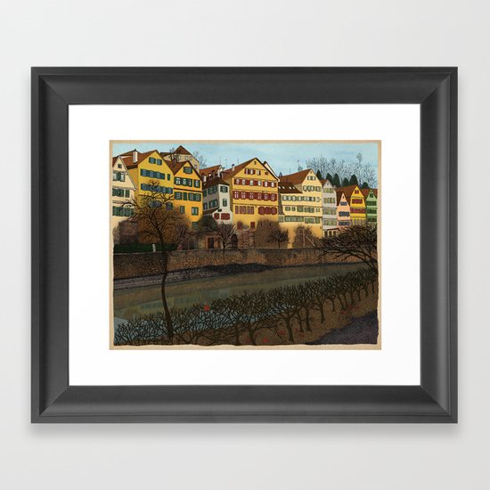 Judith's Walk Framed Art Print