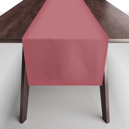 Dark Ruby Pink Solid Color Grenadine PPG1051-6 - All One Single Shade Hue Colour Table Runner