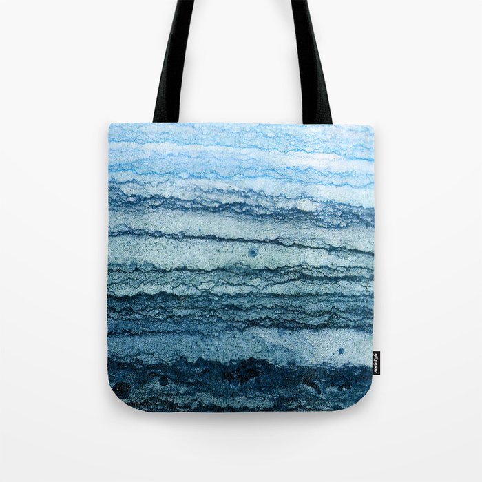 wave - blue Tote Bag