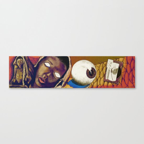 Hunger: Reality in Abstraction Canvas Print