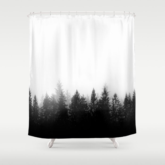 Scandinavian Forest Shower Curtain By Nicklasgustafsson Society6
