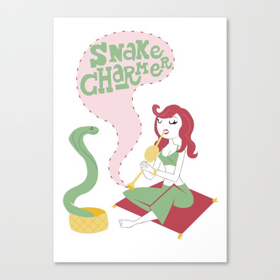 Snake Charmer Canvas Print
