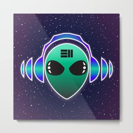 311 Band Space Alien Metal Print | Music, Graphicdesign, Band, Tour, Space, Album, Galaxy, Records, Alien, Digital 