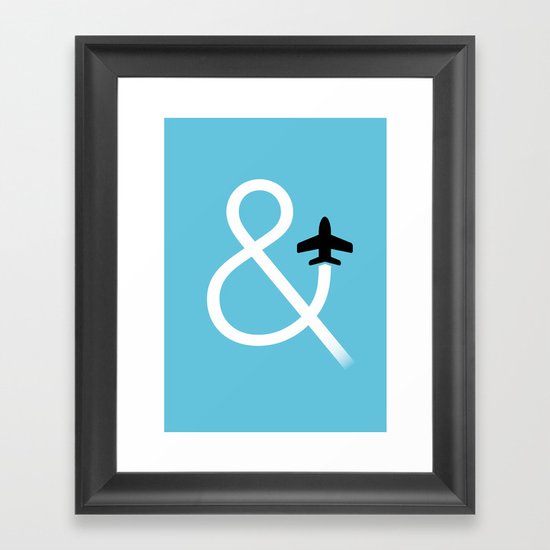 And Fly Framed Art Print
