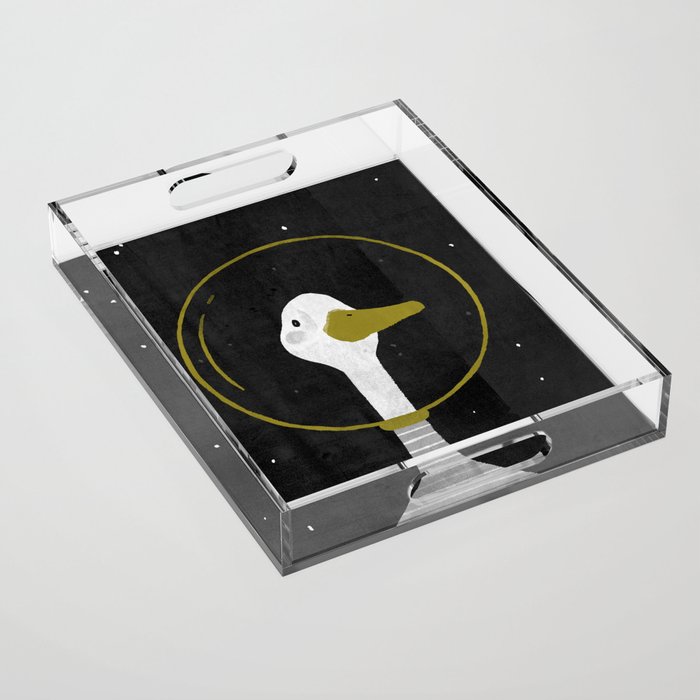 Space Goose Acrylic Tray