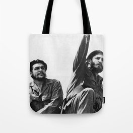 Che Guevara And Fidel Castro Tote Bag