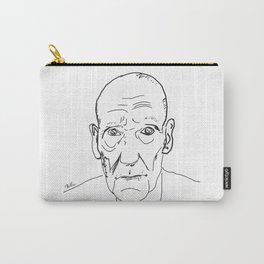 William S. Burroughs Carry-All Pouch | Pop Art, Graphic Design, Mixed Media, People 