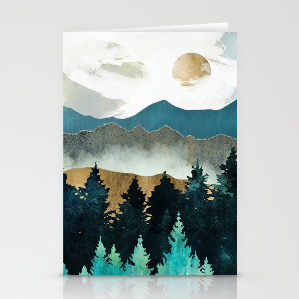 Forest Mist Stationery Cards