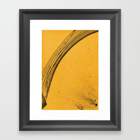 Lines Now Framed Art Print