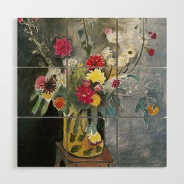 Henri Matisse - Bouquet of mixed flowers - Exhibition Poster Wood Wall Art