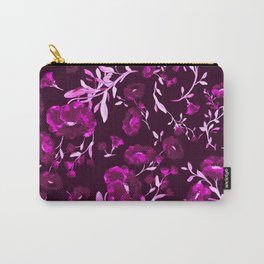 Mysterious flowers in the dark - magenta, purple, black series 2 A Carry-All Pouch