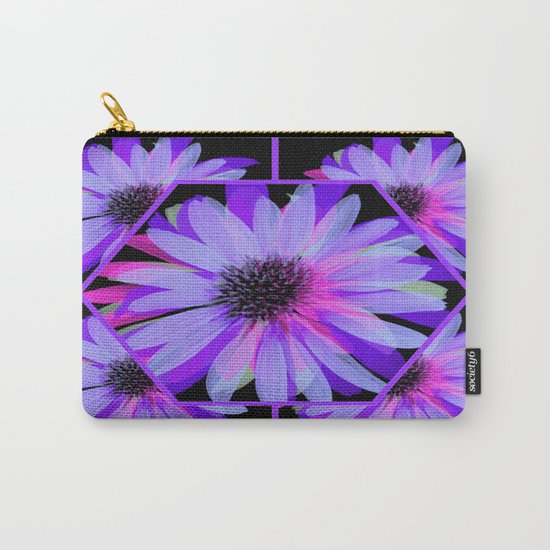 Elegant Painted Flowers Carry-All Pouch