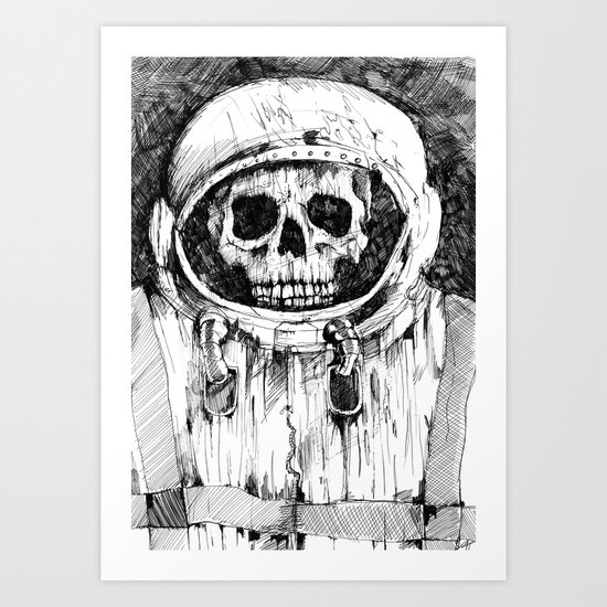 Kosmonauts dream Art Print