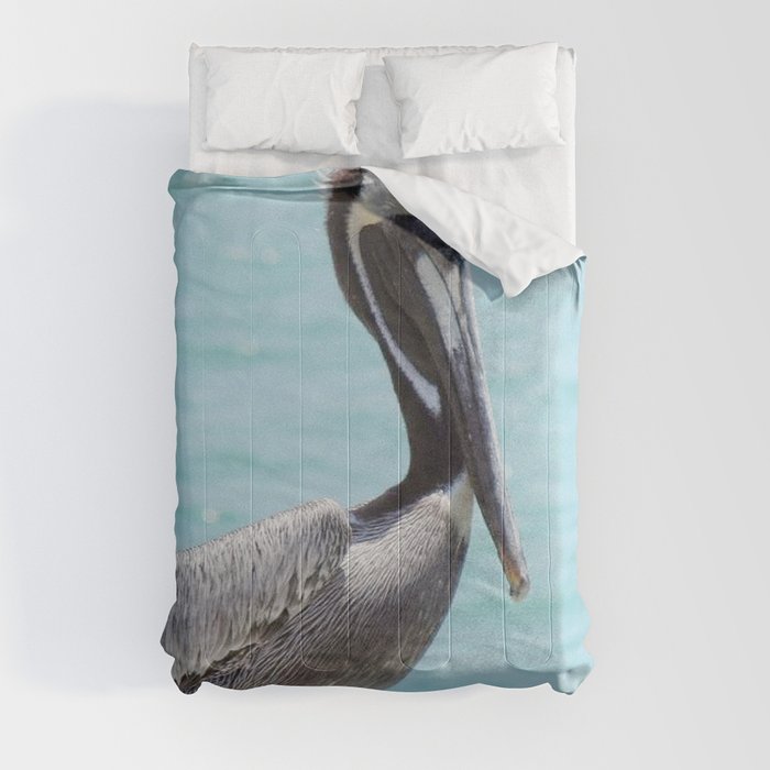Florida Pelican Comforter