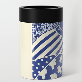 Abstract geometric pattern collection in color block 1 Can Cooler
