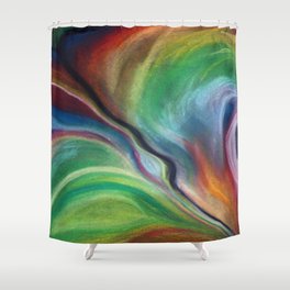 Colour burst Shower Curtain