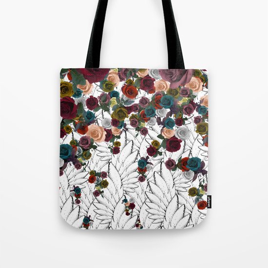falling flowers Tote Bag