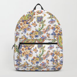 Watercolor Paisley #24 Backpack