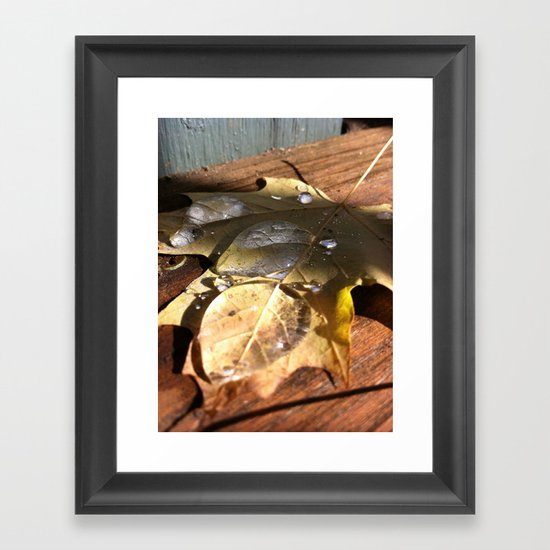 Drops Framed Art Print