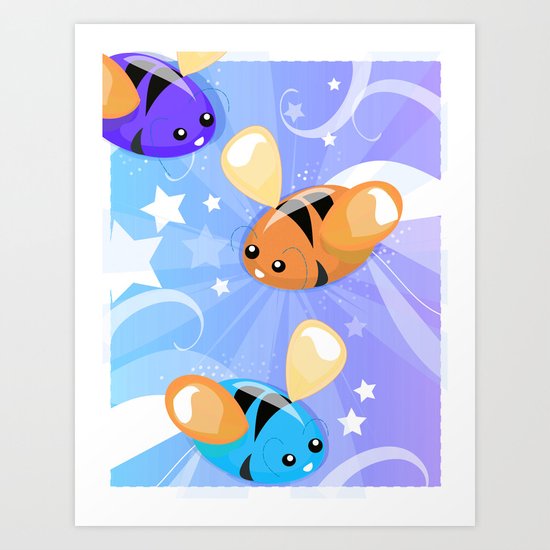 Whats the Buzz Buzz Art Print