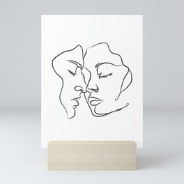 Couple Kiss Mini Art Print