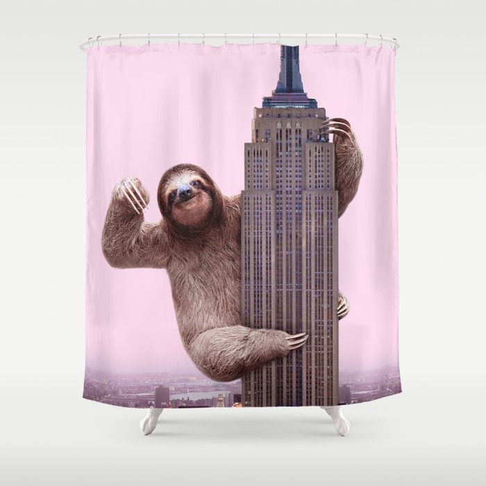 King Sloth Shower Curtain