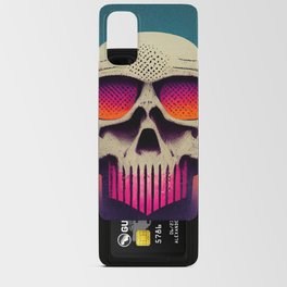 Postapocalyptic Skull Tequilla sunrise Android Card Case